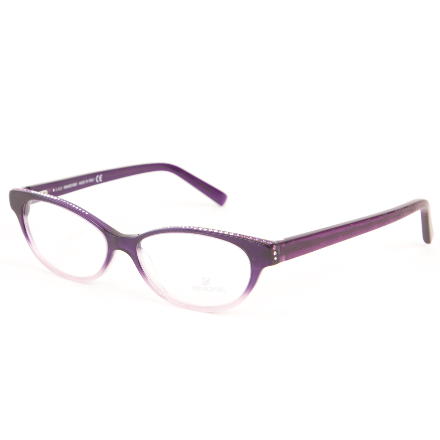 Swarovski Women's Crystal Cateye Eyeglass Frames SW5012 240 NEW eBay